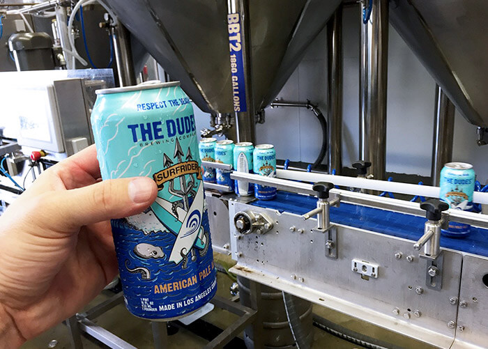 The Dudes Brewing Company canning